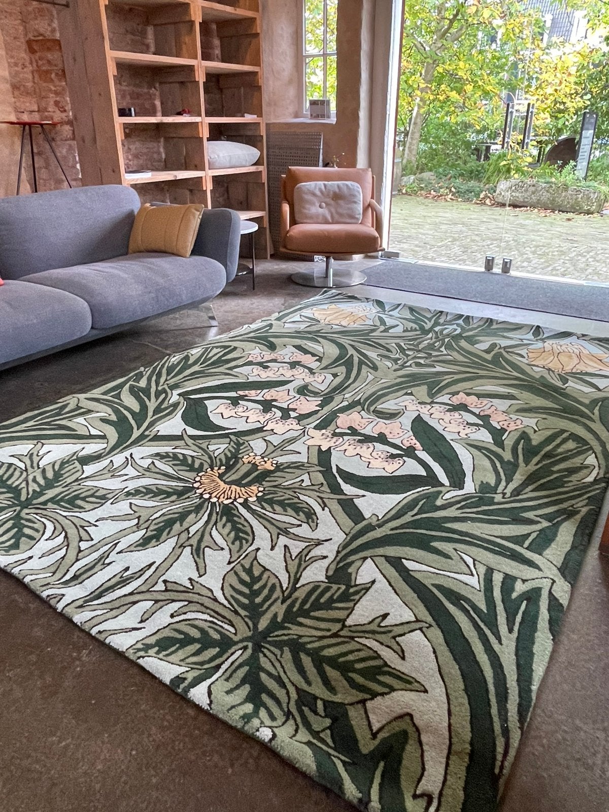 Brink en Campman tapijt Morris & Co Bluebell Leavy 250 x350, Ophalen, Nieuw, Rechthoekig, 200 cm of meer