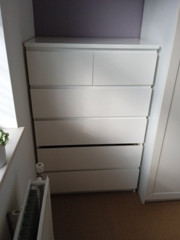 Malm Ladenkast IKEA Wit Laden Kast, Ophalen, Overige materialen, Gebruikt, 5 laden of meer