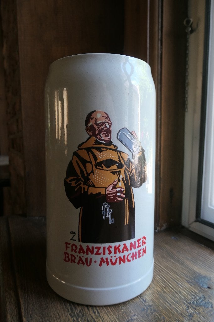Bierpul Franziskaner Weissbier. 3 liter, Ophalen of Verzenden, Zo goed als nieuw, Pul(len), Overige merken