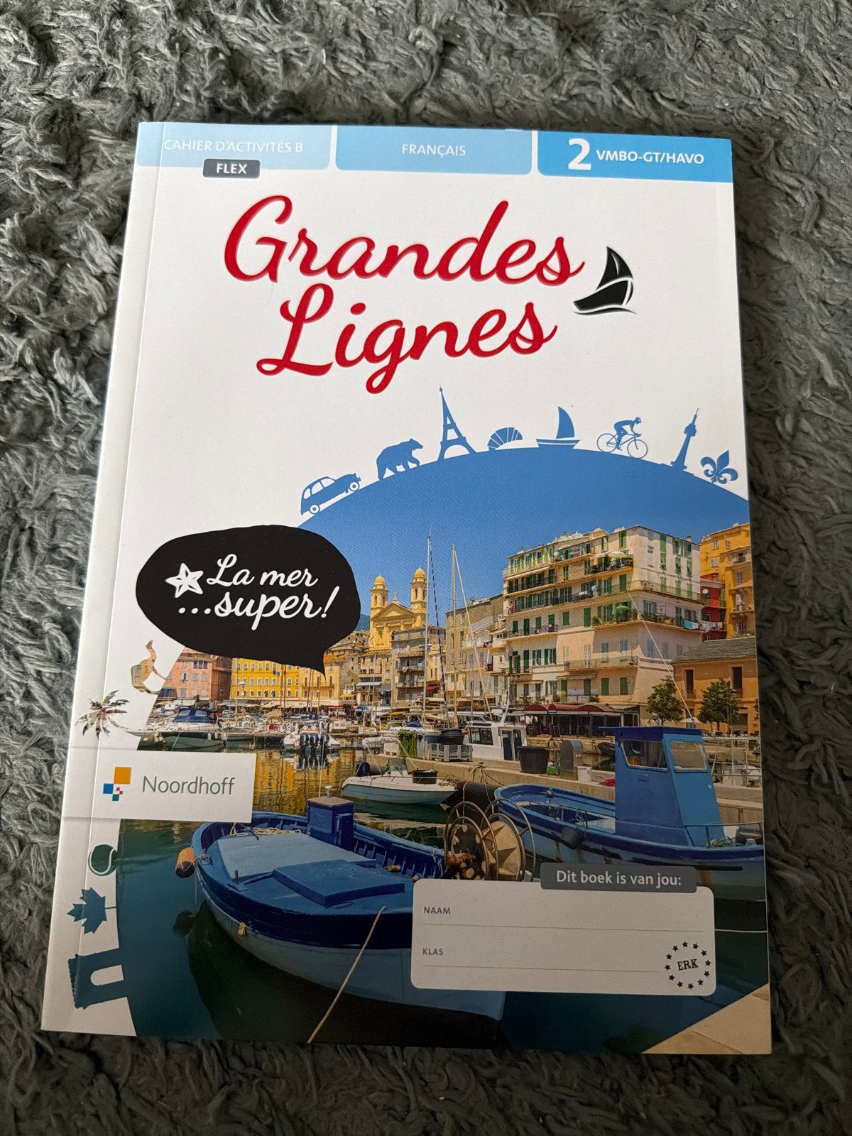 Grandes Lignes 2 VMBO-GT/HAVO Frans werkboek, Ophalen of Verzenden, Zo goed als nieuw, Non-fictie