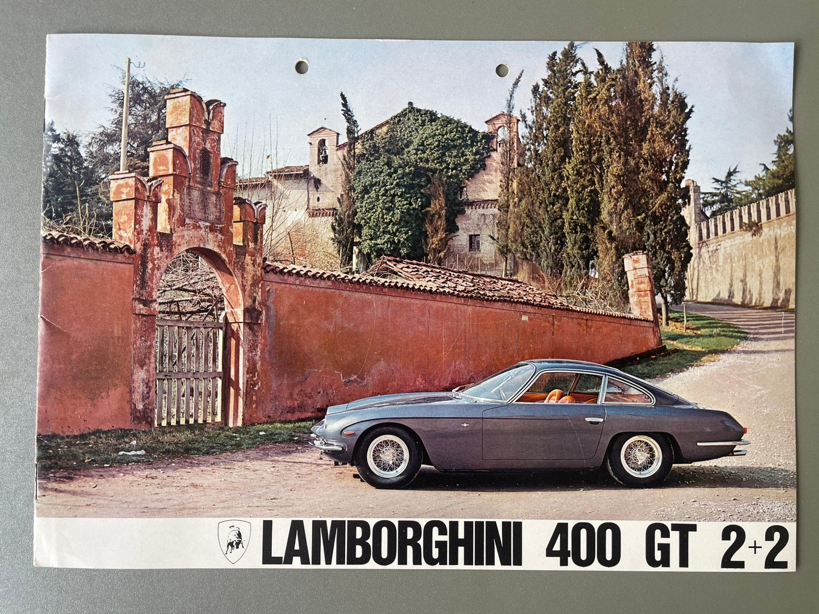 Folder Lamborghini 400 GT 2+2, Ophalen of Verzenden, Gelezen, Overige merken