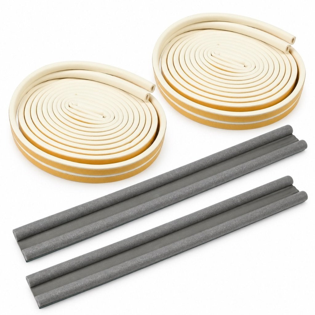 Tochtwering set – 12 meter tochtstrip + 2 deurtochtrollen, Overige materialen, Nieuw, Minder dan 5 m², Ophalen