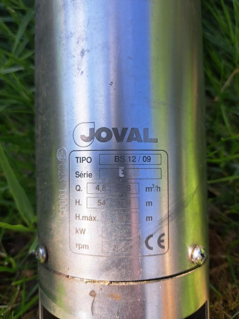 Joval Pompdeel BS 12/09 - Zo goed als nieuw, Tuin en Terras, Ophalen, Zo goed als nieuw, Bronpomp