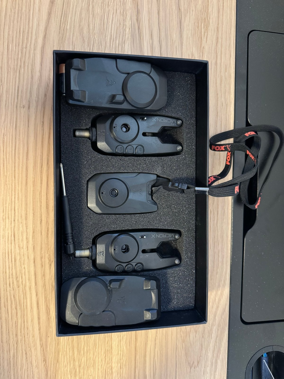 Fox Mini Micron X Presentatieset 2 Rod Beetmelders, Ophalen, Gebruikt, Overige typen