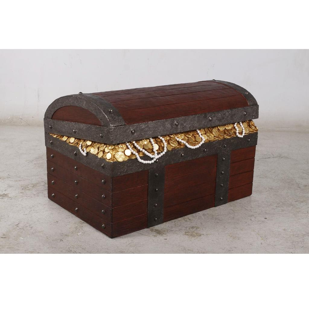 Pirate Treasure Coffer – Piraat Schatkist 97 x 71 x 75 cm, Ophalen, Minder dan 50 cm, 50 tot 100 cm, HorecaBeelden