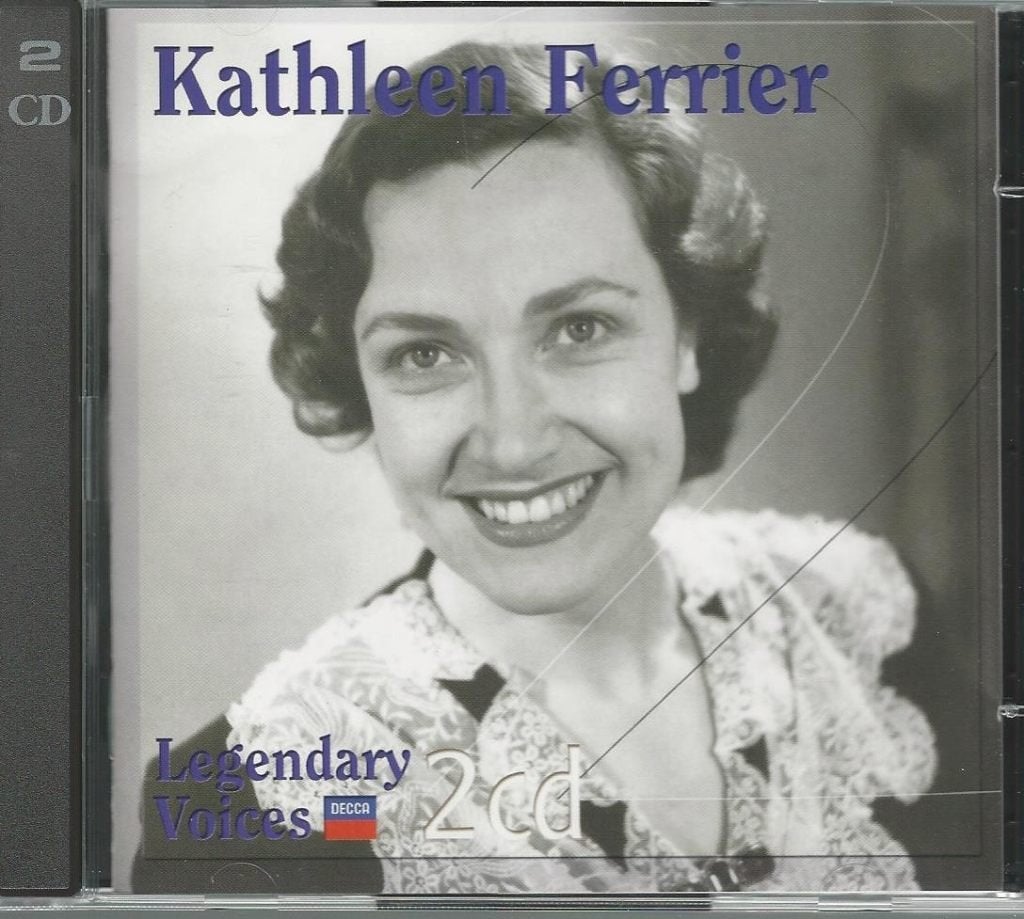 Kathleen Ferrier - Legendary voices = 2cd = 7,99, Ophalen of Verzenden, Classicisme, Zo goed als nieuw, Kamermuziek