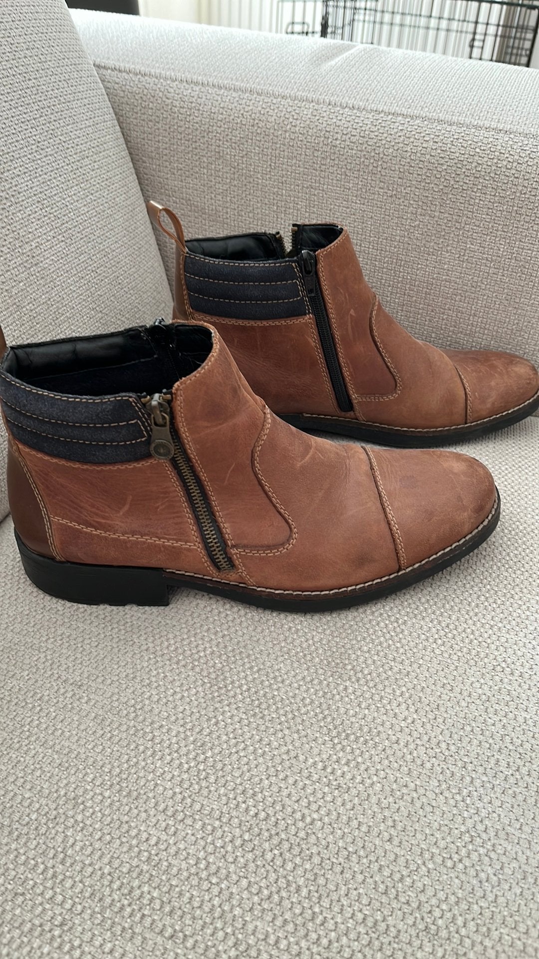 Rieker heren  leren boots maat 42, Kleding | Heren, Schoenen, Ophalen of Verzenden, Zo goed als nieuw, Bruin, Boots