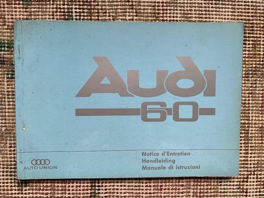 Handleiding Nederlands Audi 60 1968, Boeken, Gelezen, Ophalen of Verzenden, Audi, Audi
