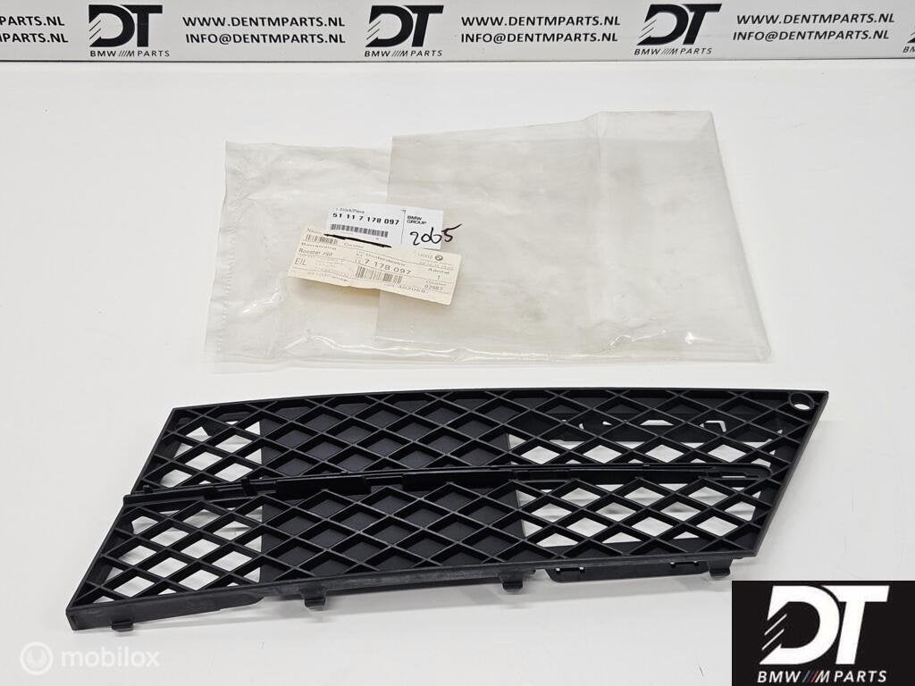Grille bumper links BMW 5-serie E60 E61 LCI 51117178097, Nieuw, Ophalen of Verzenden