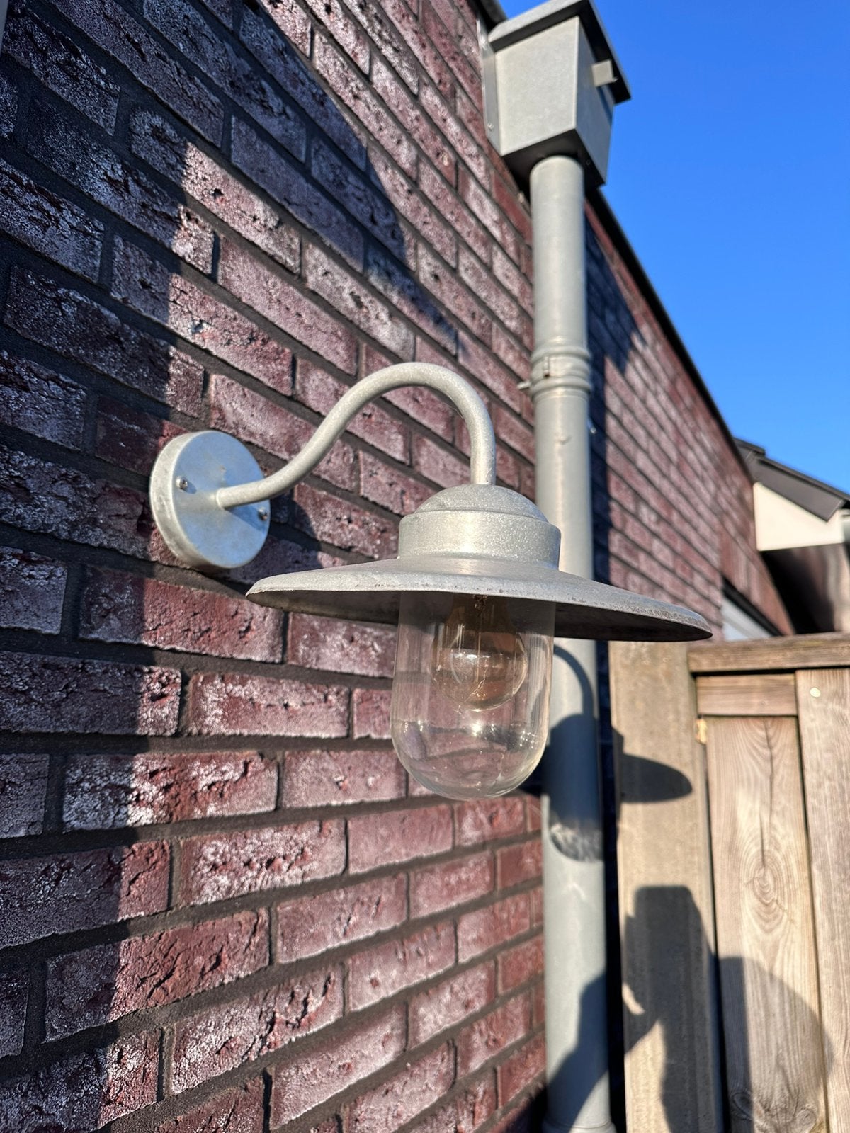 4x Industriele buitenlamp, Ophalen, Minder dan 50 watt, Wandlamp, Netvoeding
