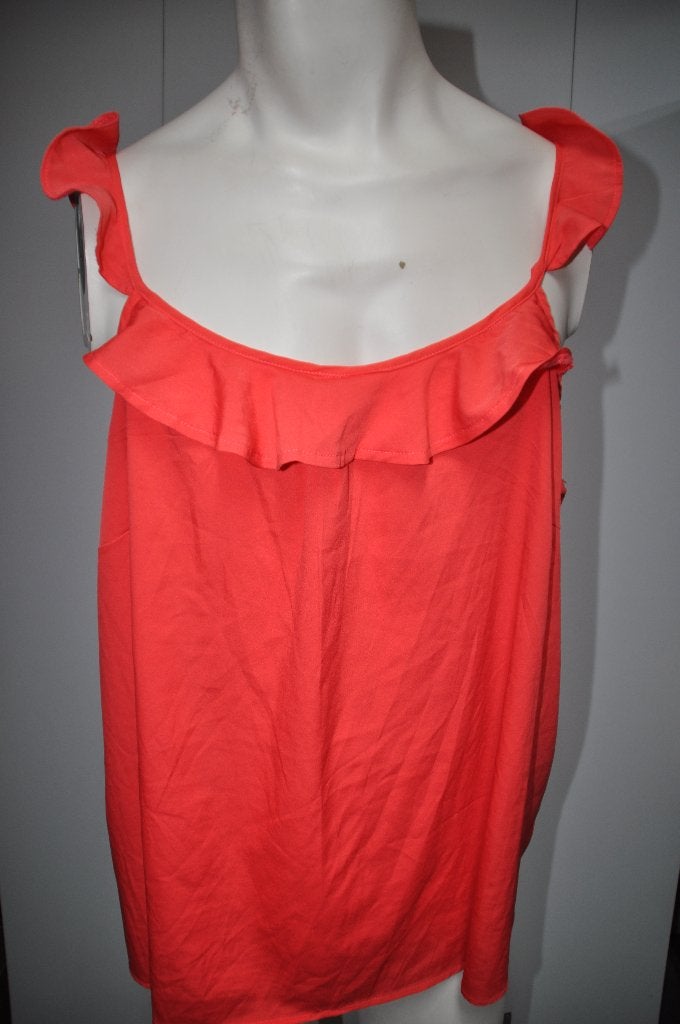 CC80 Mooie Top Maat 48 koraal, Kleding | Dames, Ophalen of Verzenden, Zo goed als nieuw, Overige kleuren, Shirt of Top