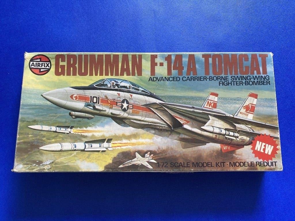 Airfix Grumman F-14A Tomcat 1:72 schaalmodel, Overige merken, 1:72 tot 1:144, Ophalen of Verzenden, Zo goed als nieuw