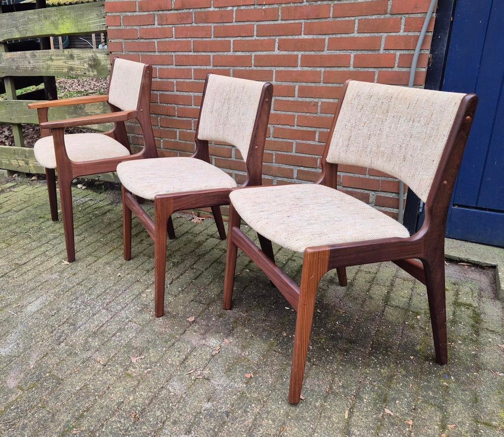 Vintage Deense stoelen Erik Buch, Ophalen