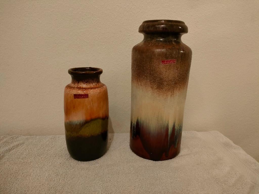 Vazen Scheurich West Germany vintage, Antiek en Kunst, Ophalen