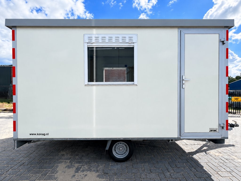 Te koop nieuwe snelverkeer schaftwagen bouwkeet met berging, Ophalen, Nieuw