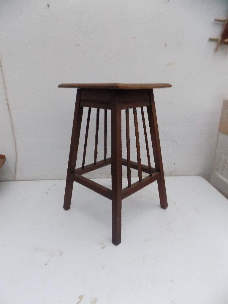 vintage bijzettafel plantentafel art deco brocante, Ophalen of Verzenden, Gebruikt