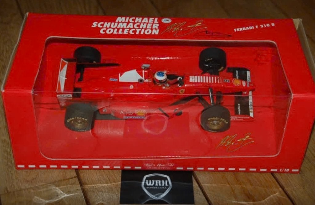 1:18 FERRARI F1 F310B SCHUMACHER Minichamps ZIE INFO WRH, Hobby en Vrije tijd, Verzenden, Zo goed als nieuw, Auto, Hot Wheels
