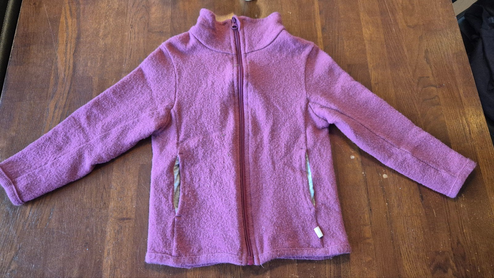 Disana wollen vestje - maat 104 (oorspronkelijk 110-116), Kinderen en Baby's, Ophalen of Verzenden, Gebruikt, Disana, Meisje