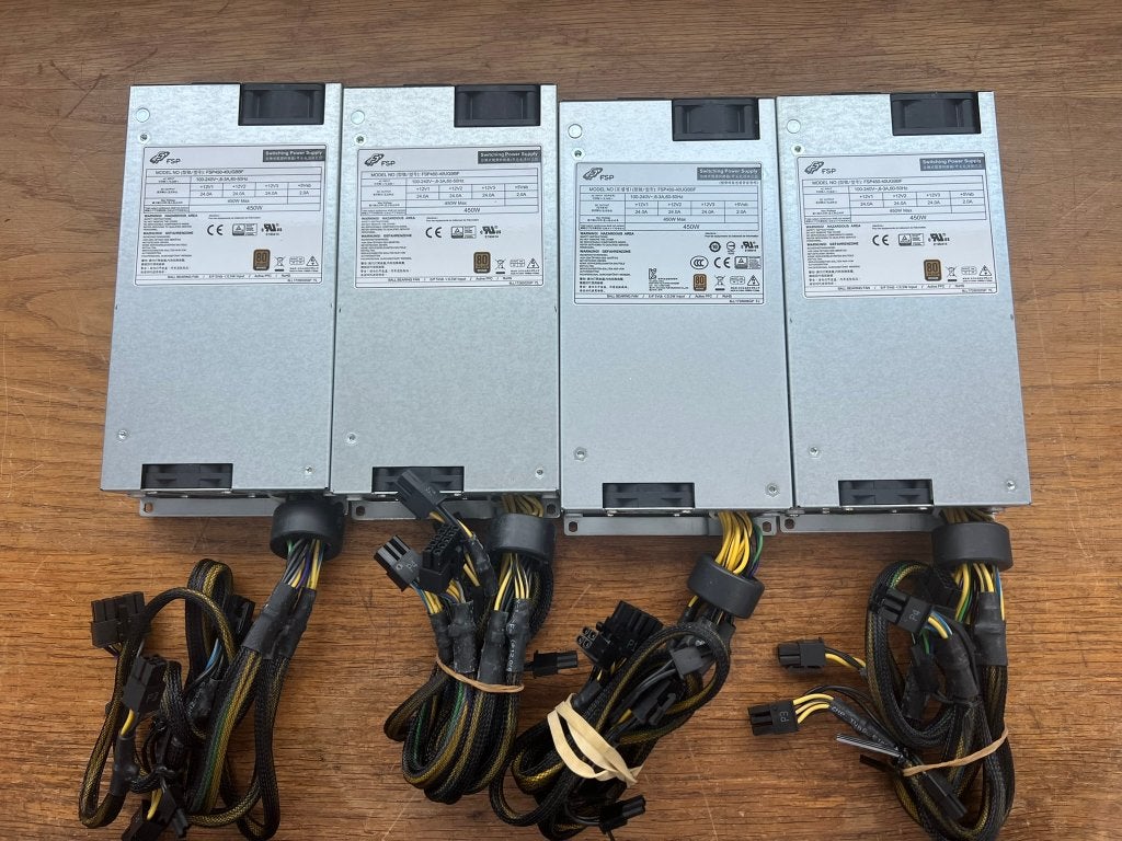 MSI Aesis 3 Power Supply 450W (FSP450-40UGBBF) (4x), Ophalen of Verzenden, Zo goed als nieuw
