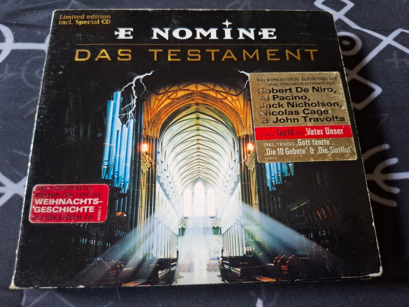 E Nomine - Das Testament 2cd Digipack 1999, Cd's en Dvd's, Gebruikt, Eerste persing, Ophalen of Verzenden, Electro