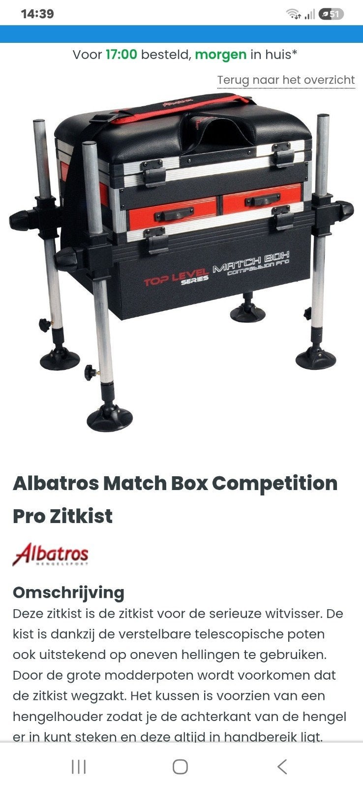 albatros   match box zitkist, Ophalen, Overige typen