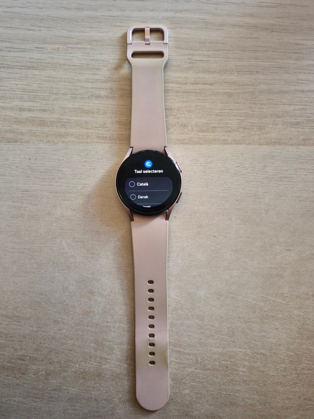 Samsung galaxy smartwatch 4 40mm, Ophalen, Gebruikt, Samsumg, Roze