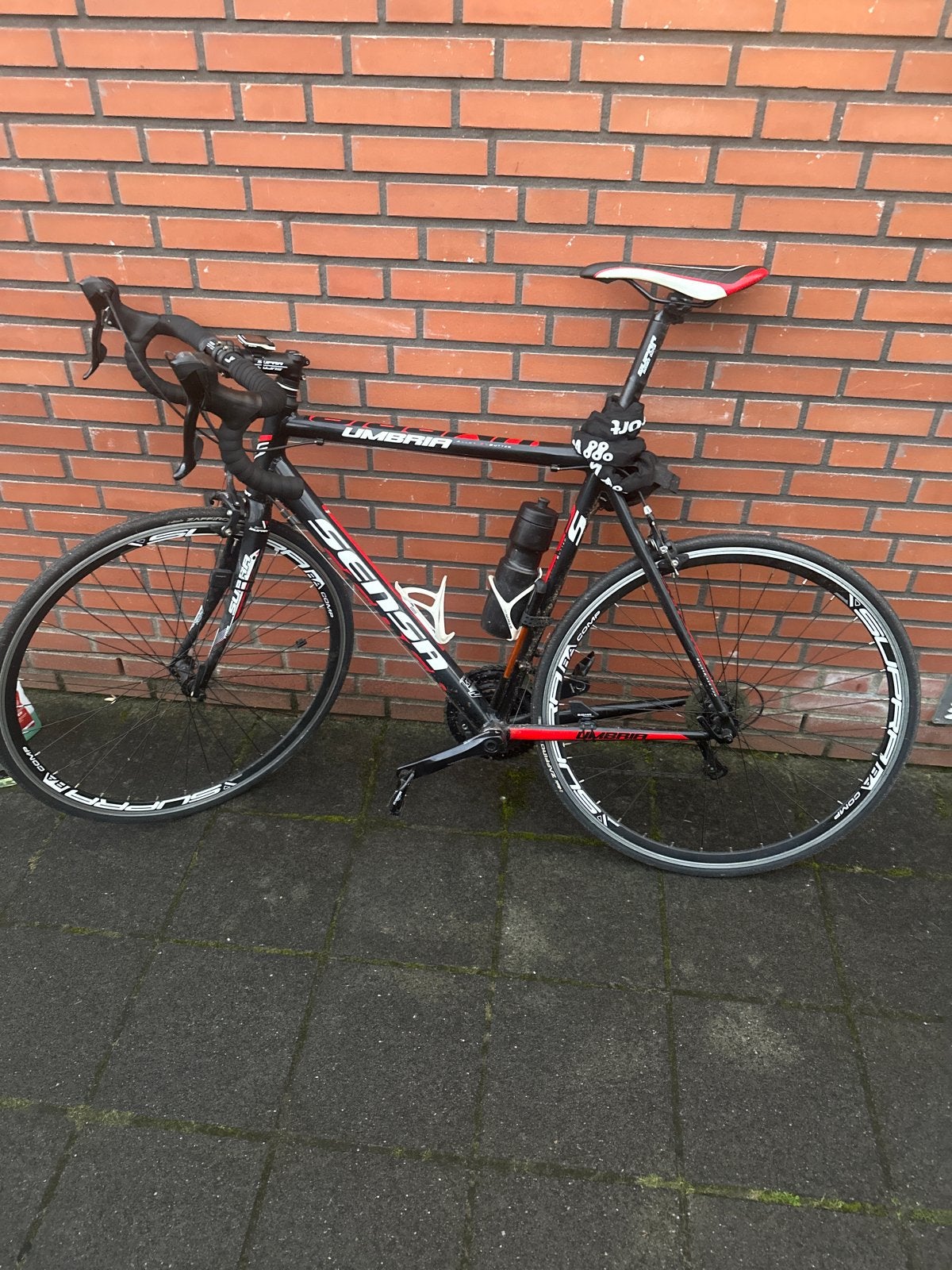 Sensa Umbria racefiets frame maat 58 shimano sora 3x9, 28 inch, Gebruikt, Aluminium, 57 tot 61 cm
