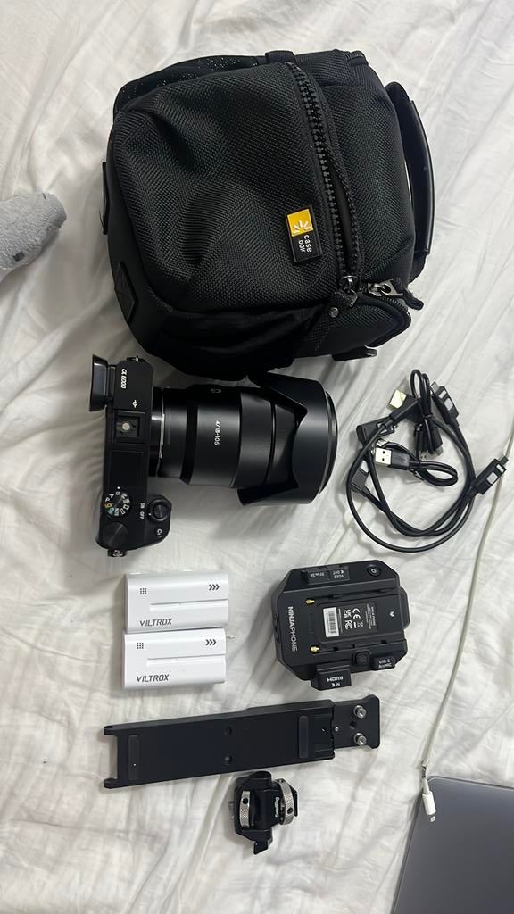 Sony a6000 met lens, Compact, Ophalen of Verzenden, Zo goed als nieuw, Sony