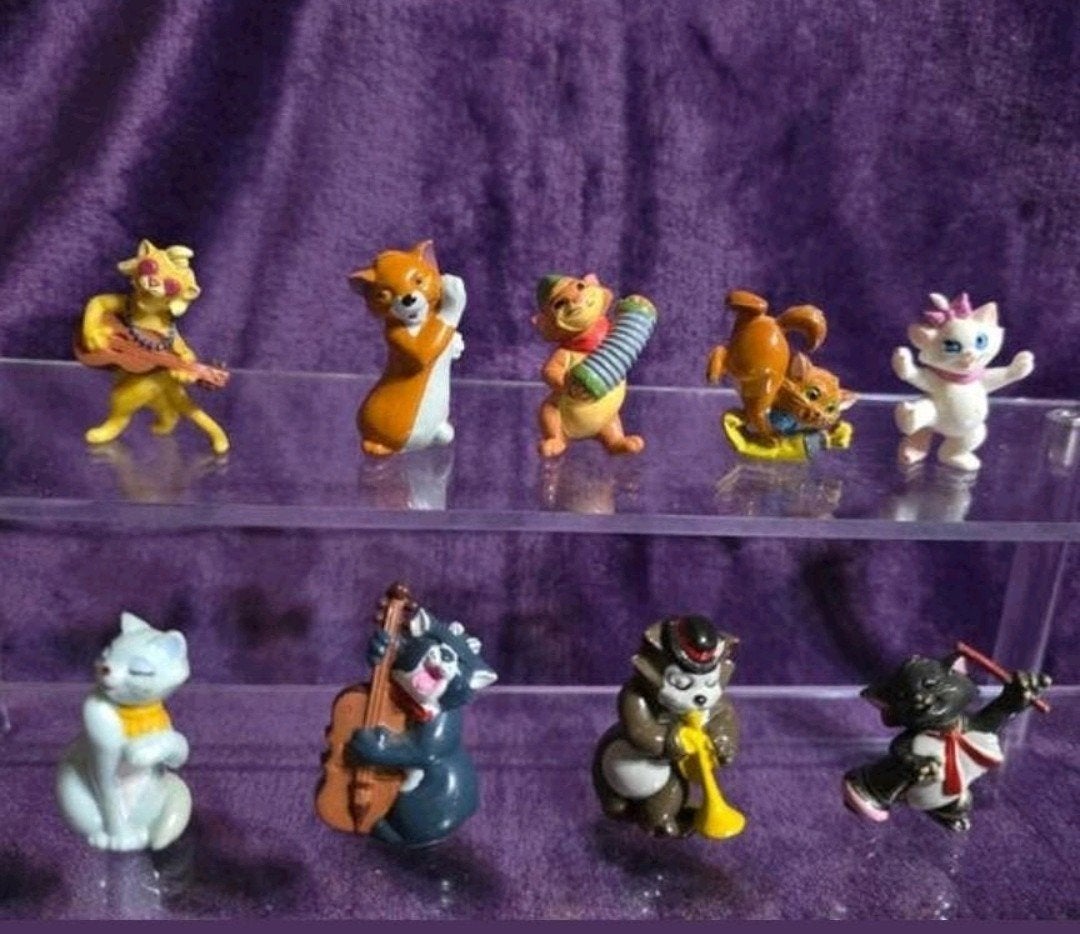 Complete set Aristocats zeldzame variant - Kinder Surprise, Ophalen of Verzenden, Zo goed als nieuw, Hardplasticfiguren