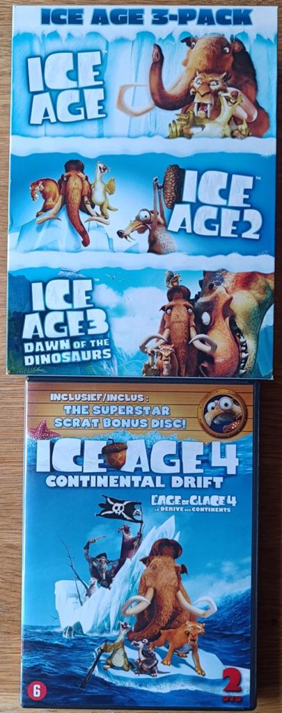 Ice Age 1, 2, 3 & 4 DVD Boxset, Avontuur, Boxset, Ophalen of Verzenden, Zo goed als nieuw