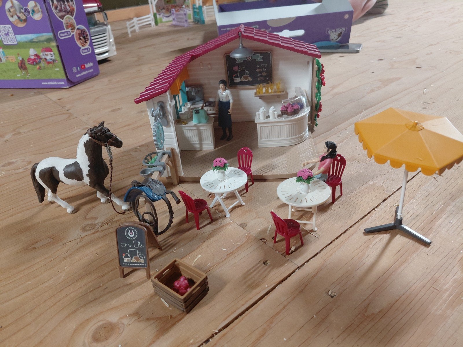 Schleich cafe 42519, Ophalen of Verzenden, Zo goed als nieuw