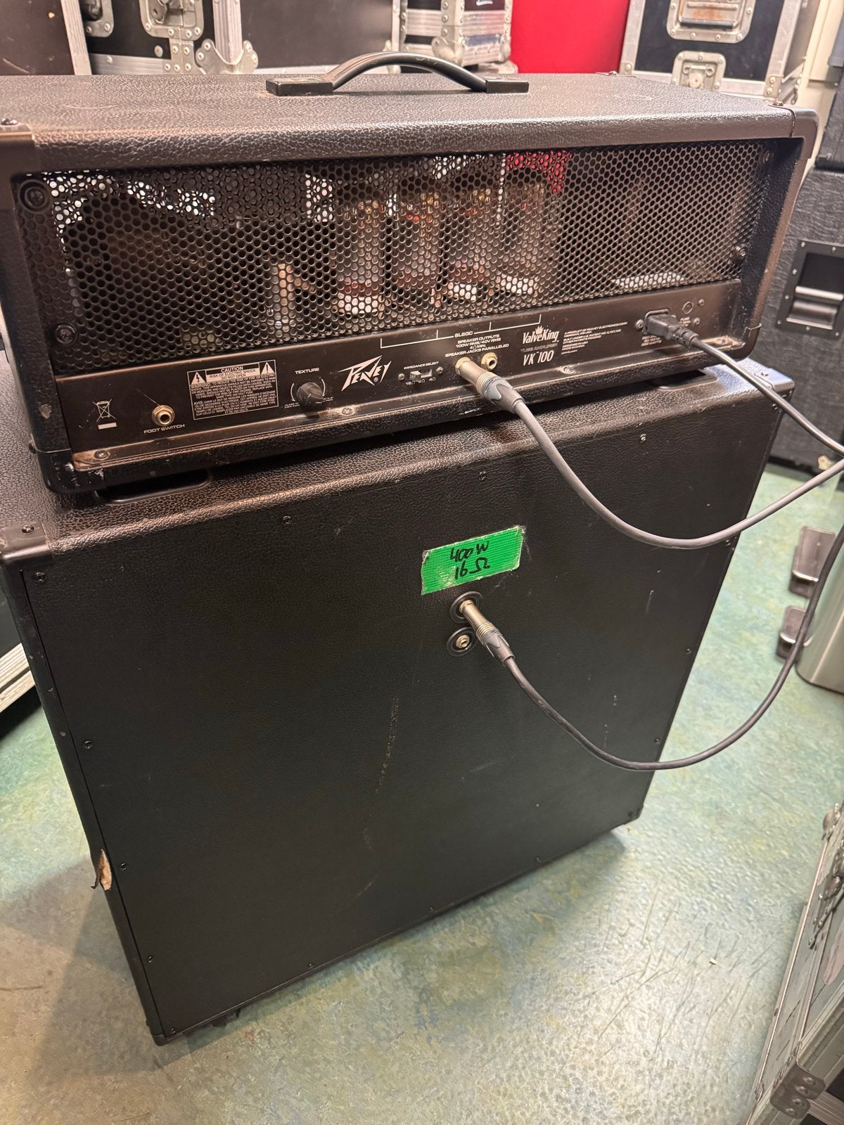 Peavey ValveKing VK 100 gitaarversterker met cabinet, Ophalen, Gebruikt, Gitaar, 100 watt of meer