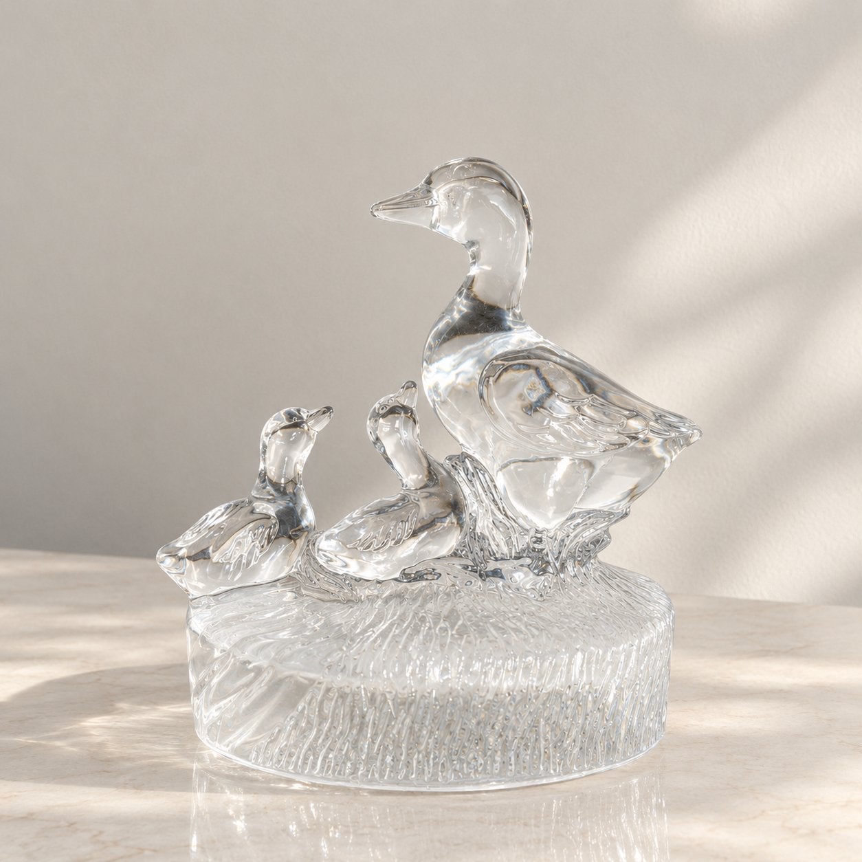 Glazen eenden decoratie – €10, Antiek en Kunst, Ophalen