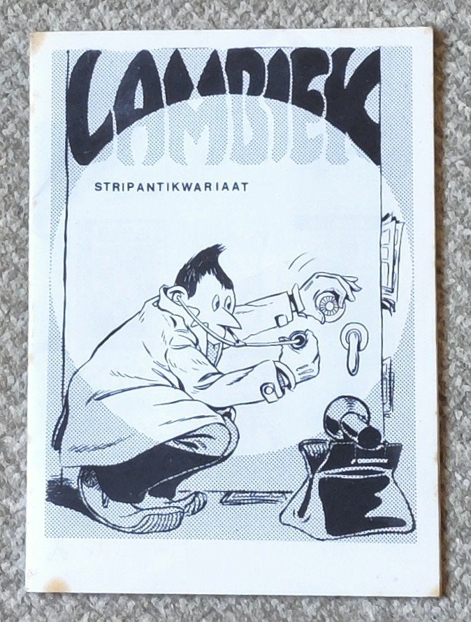 Lambiek Stripantikwariaat  1977  Oplage van 1000 exemplaren, Eén stripboek, Ophalen of Verzenden, Gelezen