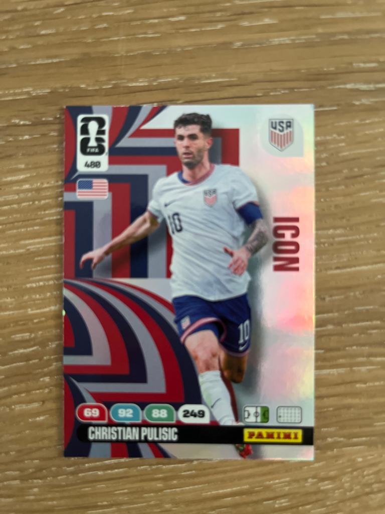 Christian Pulisic Panini FIFA 365 Adrenalyn XL Kaart, Ophalen of Verzenden, Zo goed als nieuw, Buitenlandse clubs, Spelerskaart