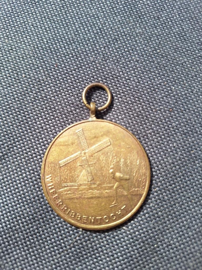Medaille wheerribbentocht 1986, Ophalen of Verzenden, Overige materialen, Nederland
