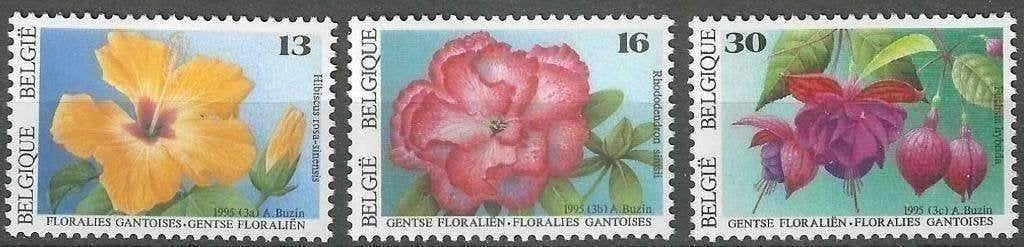Belgie 1995 - Yvert/OBP 2589-2591 - Gentse Floralien IX (PF), Verzenden, Postfris