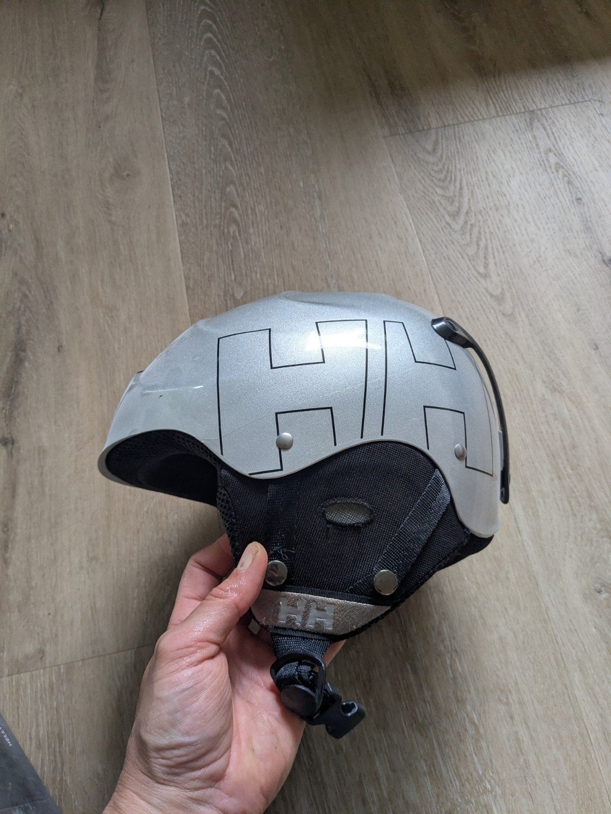 Helly Hansen skihelm, maat S, zilverkleurig, Overige merken, Gebruikt, Overige typen, Ophalen of Verzenden
