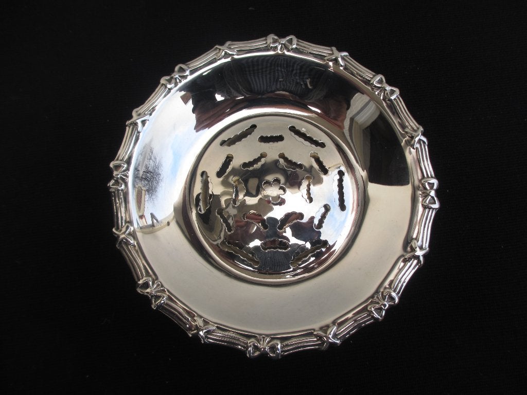 Oude verzilverde botervormer made in England, Antiek en Kunst, Ophalen of Verzenden, Zilver