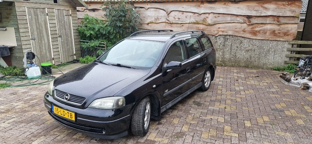 opel Astra 1.6 Caravan | Benzine | Ruime Stationwagen export, Voorwielaandrijving, 1145 kg, 4 cilinders, 100 pk