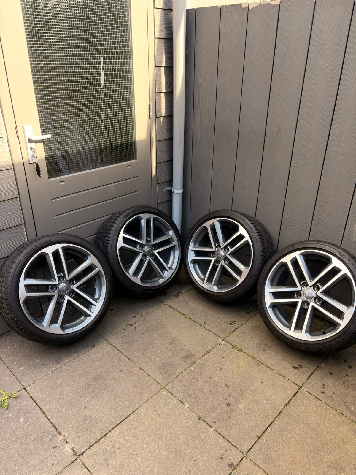 Audi a3 originele velgen 18 inch 5x112, Auto-onderdelen, Ophalen, 18 inch, Zomerbanden, Banden en Velgen