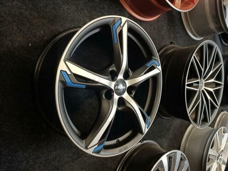 Ronal lichtmetaal velgen 18"inch 5x112 VW Mercedes Skoda, Ophalen, Nieuw, 18 inch, Velg(en)