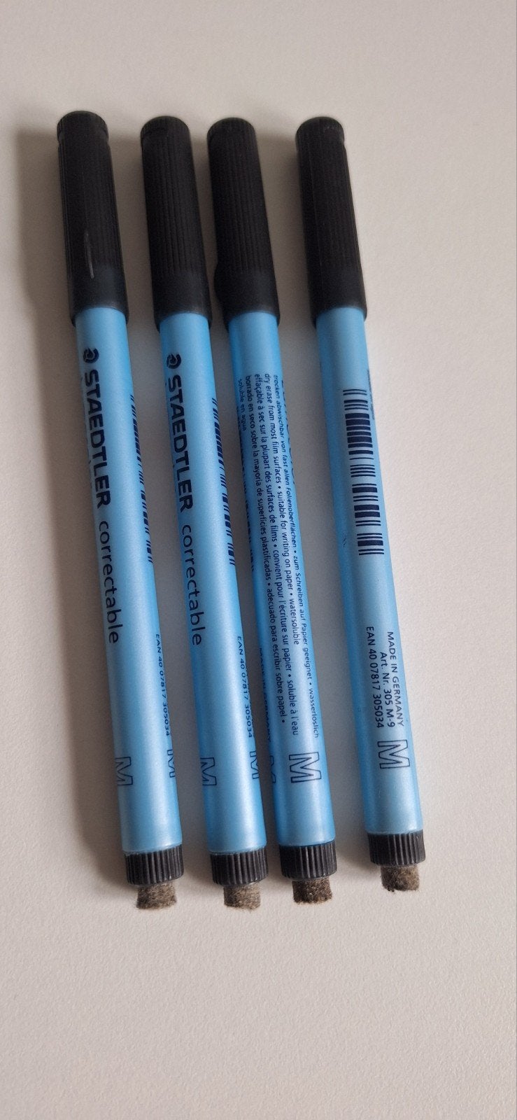 nieuw: 4 stiften Staedtler Lumocolor correctable, Ophalen of Verzenden, Nieuw