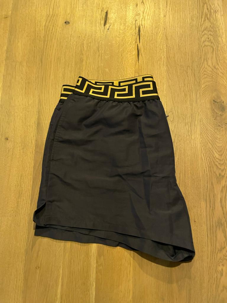 Versace Zwemshort Donkerblauw Maat 7 (ZGAN), Kleding | Heren, Ophalen of Verzenden, Overige maten, Blauw, Zwemshort