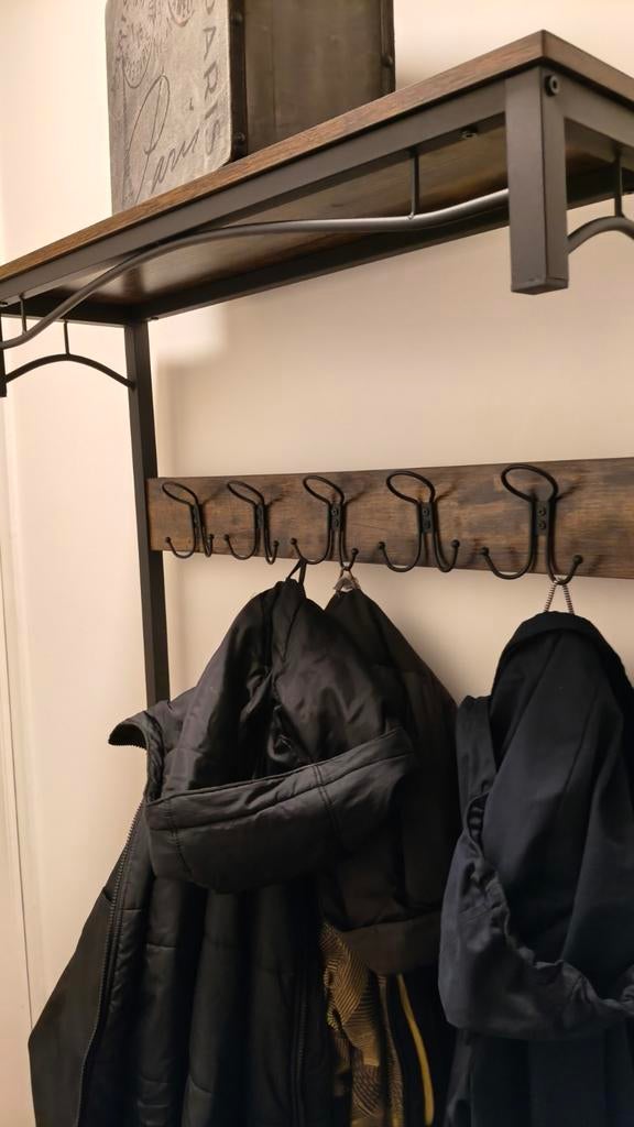Coat rack with shoe storage, Ophalen, Gebruikt, Overige typen, Metaal
