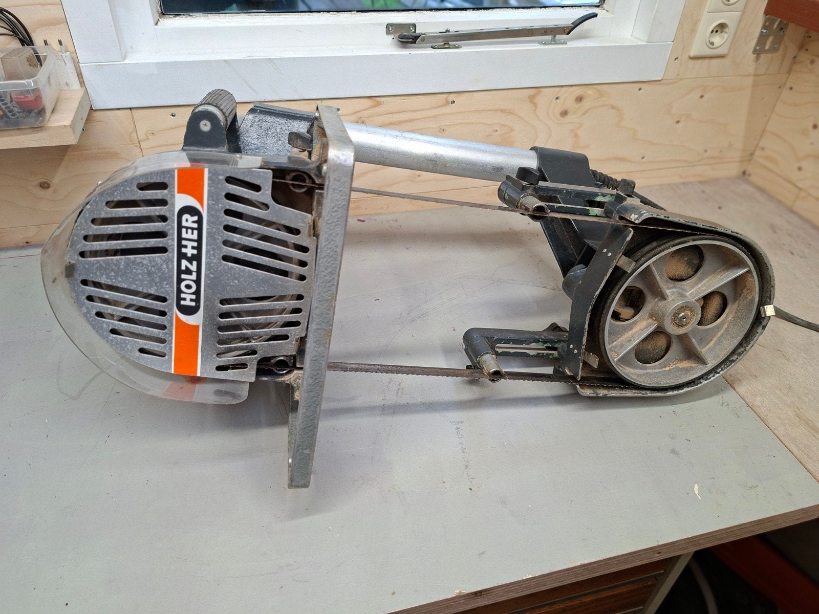 handlintzaag mobiele lintzaag holz-her 2145 linzaag, Ophalen, Gebruikt, Holz-Her, 70 mm of meer
