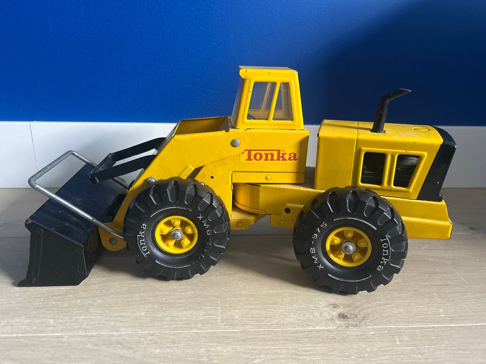 Grote metalen Tonka graafmachine - 48 cm, Ophalen of Verzenden, Gebruikt