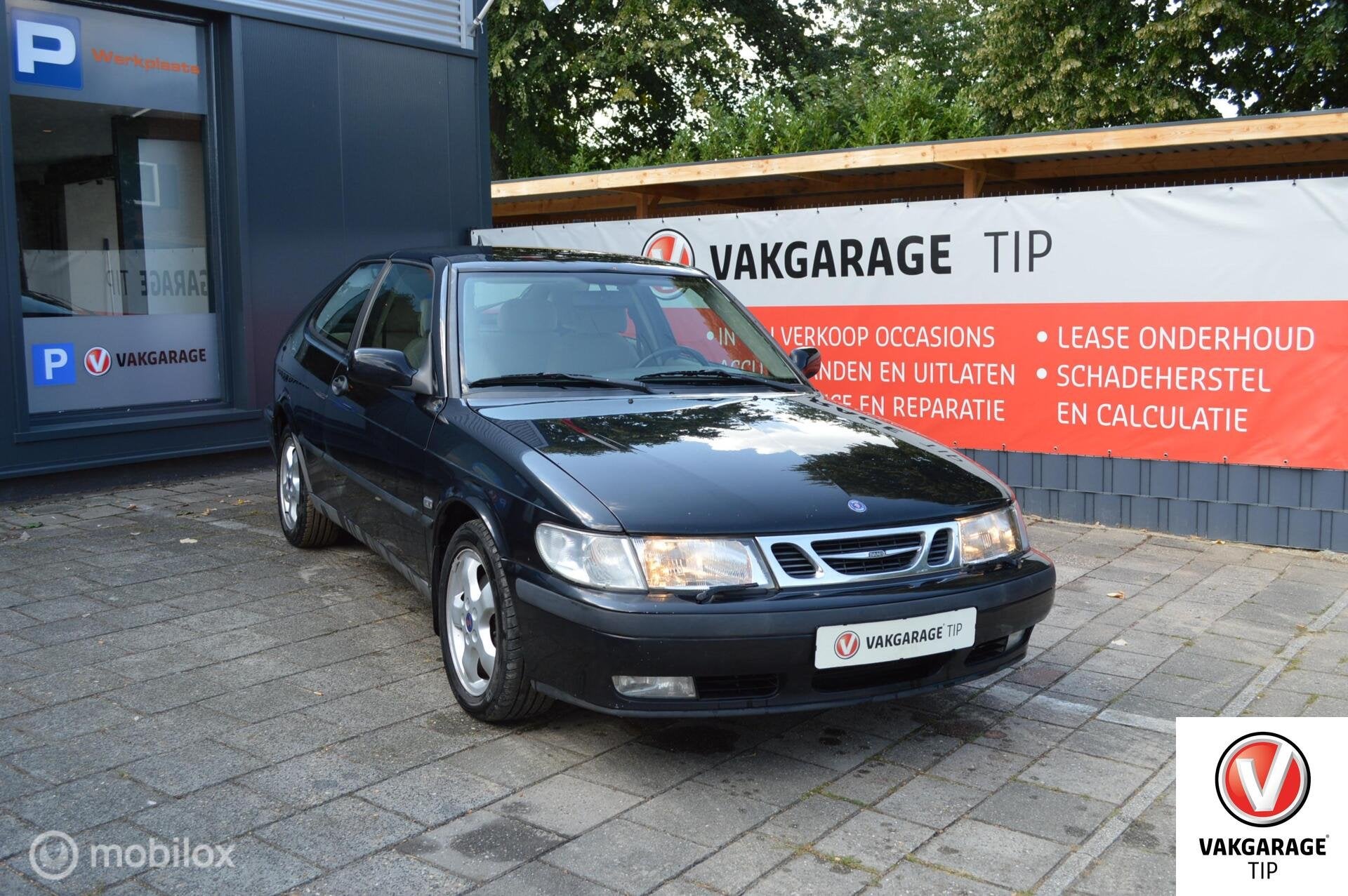 Saab 9-3 Coupé 2.0T, Auto's, Voorwielaandrijving, Zwart, Bedrijf, Handgeschakeld