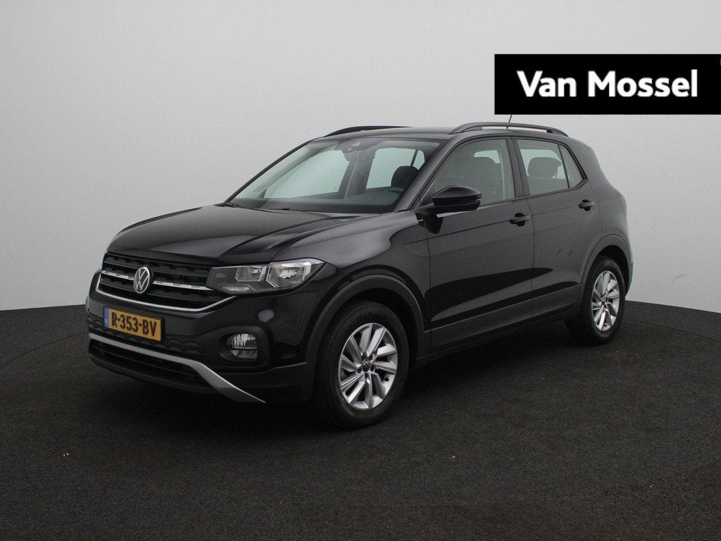Volkswagen T-Cross 1.0 TSI Life | Adaptive cruise control |, Auto's, Volkswagen, Gebruikt, Zwart, Origineel Nederlands, Bedrijf