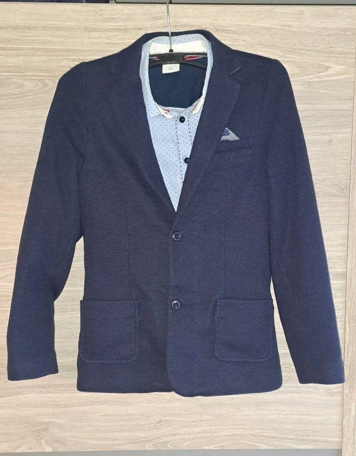 Blazer blouse kostuum colbert maat 140, Kinderen en Baby's, Kinderkleding | Maat 140, Ophalen of Verzenden, Jongen, Jas, Boboli